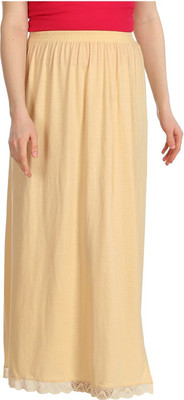 Splash Solid Women Regular Beige Skirt