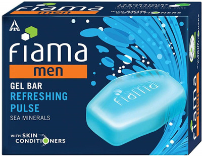 FIAMA Refreshing Pulse Gel Bar for Men(125 g)