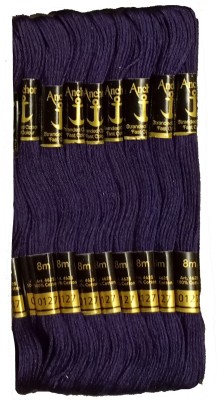 ANCHOR Dark Purple Thread(1 m Pack of10)