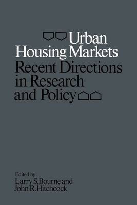 Urban Housing Markets(English, Electronic book text, unknown)