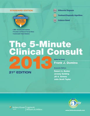 The 5-minute Clinical Consult 2013(English, Hardcover, Domino Frank J. MD)