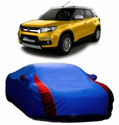 HOLME'S Car Cover For Maruti Suzuki Vitara Brezza (With Mirror Pockets)(Blue)