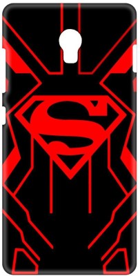 Smutty Back Cover for Lenovo Vibe P1 Turbo - Superman Logo Print(Multicolor, Hard Case, Pack of: 1)