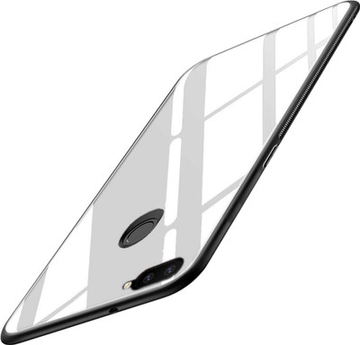 COVERBLACK Back Cover for OPPO CPH1901 - Oppo A7(White, Dual Protection, Pack of: 1)