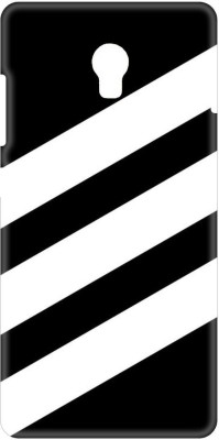 Smutty Back Cover for Lenovo Vibe P1 Turbo - Angled Stripes Print(Multicolor, Hard Case, Pack of: 1)