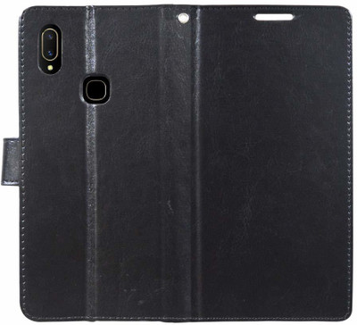 COVERBLACK Flip Cover for Vivo 1726/PD1803F - Vivo Y83 Pro(Black, Dual Protection, Pack of: 1)