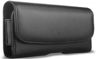 realtech Pouch for OnePlus 6T(Black, Holster, Pack of: 1)