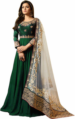 Divine Exim Georgette Embroidered, Self Design Salwar Suit Material