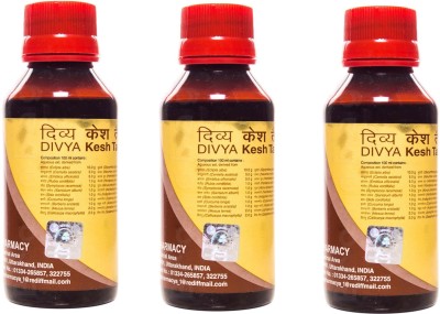 PATANJALI Divya Kesh Tailum - 100ml - Pack of 3 Hair Oil(100 ml)