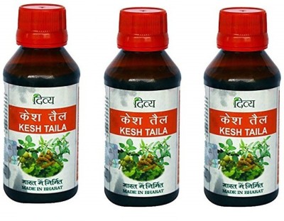 PATANJALI Divya Kesh Tailum - 100ml - (Pack of 3) Hair Oil(100 ml)