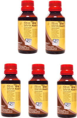 PATANJALI Divya Kesh Tailum - 100ml - Pack of 5 Hair Oil(100 ml)