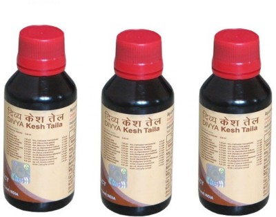 PATANJALI Divya Kesh Tailum - (Pack of 3) - 100ml Hair Oil(100 ml)