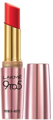 

Lakme 9 to 5 Primer plus Matte Lip Color(Red Letter, 3.6 g)