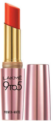 

Lakme 9 to 5 Primer Plus Matte Lip Color(Red Rebel, 3.6 g)