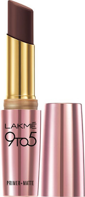 

Lakme 9 to 5 Primer Plus Matte Lip Color(Cabernet Category, 3.6 g)