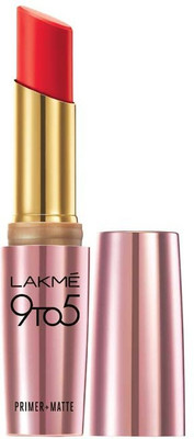 

Lakme 9 to 5 Primer Plus Matte Lip Color(Red Coat, 3.6 g)