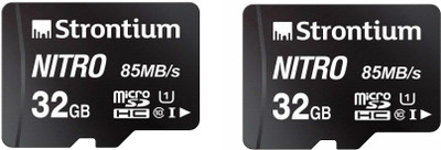 

Strontium 32 gb memory card combo 32 GB MicroSDHC Class 10 85 MB/s Memory Card
