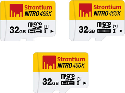 

Strontium 32 gb memory card combo 32 GB MicroSDHC Class 10 85 MB/s Memory Card