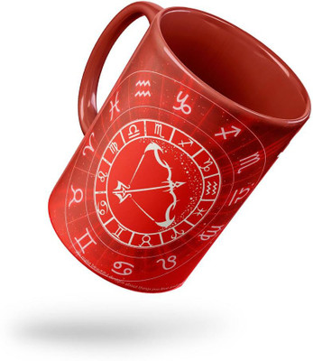 Tee Mafia zodiac sagittarius Ceramic Coffee Mug(330 ml)