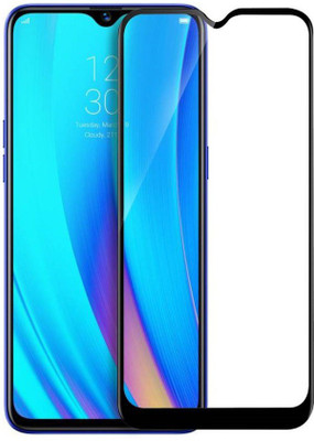 Caseline Edge To Edge Tempered Glass for Realme 3 Pro(Pack of 1)