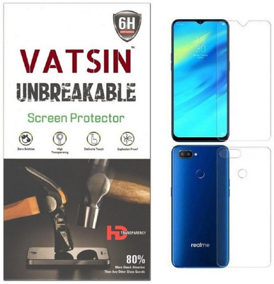 Vatsin Front and Back Screen Guard for Realme C2(Pack of 1)