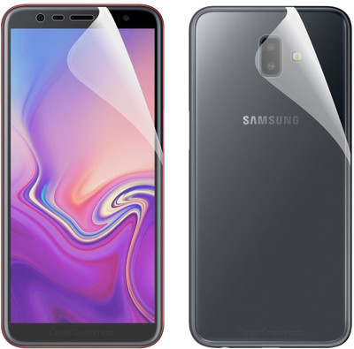 CASE CREATION Front and Back Screen Guard for Samsung Galaxy J6 Plus (2019)(Pack of 2)