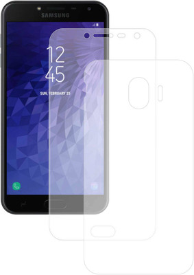 CASE CREATION Front and Back Screen Guard for Samsung Galaxy J4 2018(Pack of 2)
