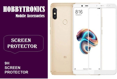 HOBBYTRONICS Tempered Glass Guard for Mi Redmi Note 5 Pro(Pack of 1)
