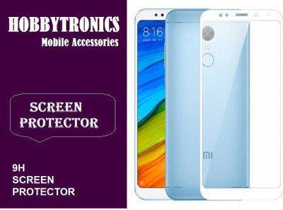 HOBBYTRONICS Tempered Glass Guard for Mi Redmi Note 5 Pro(Pack of 1)