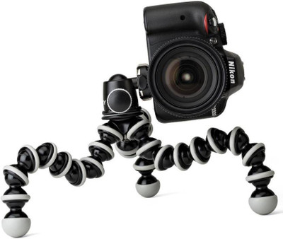 Czech Best buy new arrival fully flexible Portable & Foldable Camera & Mobile Tripod with Mobile Clip Holder Bracket Fully Flexible Mount Cum Tripod Stand with Three-Dimensional Head & Quick Release T2 Plate Gorilla Tripod 10" - DSLR , Smartphone & Action Cameras mobile holder Octopus Stand/mobile H
