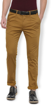 van-heusen-slim-fit-men-brown-trousers
