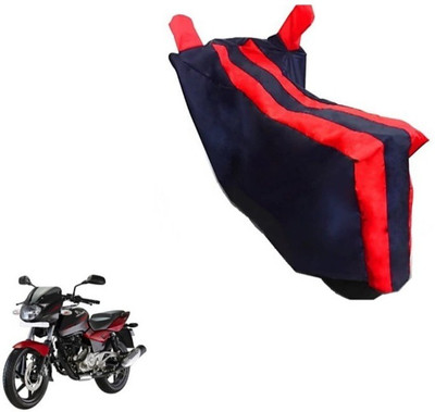 ELECTRIBLES Two Wheeler Cover for Bajaj(Pulsar 150 DTS-i, Black, Red)