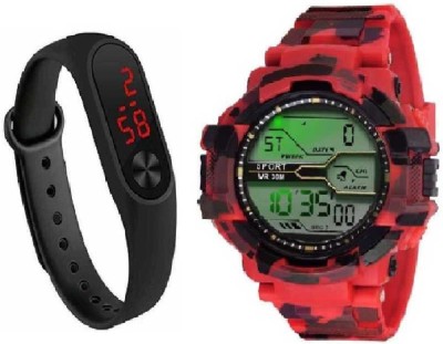 LAVISHABLE NEW BEAUTIFUL SPORT COLLECTION MILITARY COLOR PR-011 WATCH FOR SENIOR KIDS STYLISH DIAL Watch - For Boys SPORT 0123 Analog Watch - For Boys Digital Watch  - For Boys & Girls