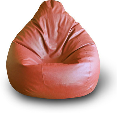 Home Story XXL Tear Drop Bean Bag Cover  (Without Beans)(Tan)