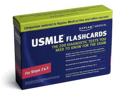 USMLE Flashcards: the 200 Diagnostic Tests You Need to Know for the Exam(English, Paperback, Fischer Conrad MD)