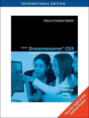 Adobe Dreamweaver CS3(English, Paperback, Shelly Gary B.)