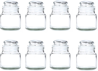 GOODLIFE Glass Pickle Container & Salt Pepper Container  - 800 ml(Pack of 4, Clear)