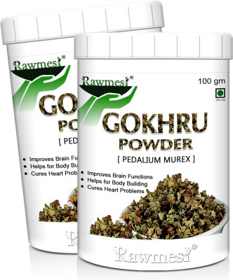 Rawmest Pure Gokhru Powder 200 gm(200 g)