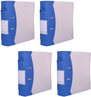Infomate PP Paper Holding(Set Of 4, Blue)