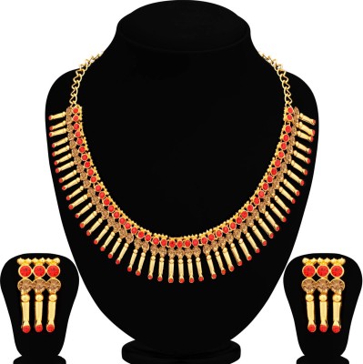 Sukkhi Alloy Gold-plated Multicolor Jewellery Set(Pack of 1)