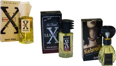 St. Font Combo Of GoneXI - Maxi Red - Kebron Girl ( Pack of 3 ) Perfume  -  90 ml(For Men & Women)