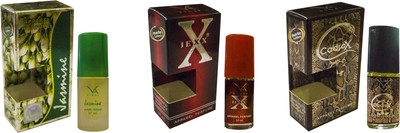 Vinaj Combo Of Jasmine-Jexx Red-Cadrox Snake 10ML ( Pack of 3 ) Eau de Parfum  -  30 ml(For Men & Women)