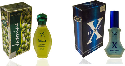 Vinaj Combo Of Jasmine-Jexx Blue 30ML ( Pack Of 2 ) Eau de Parfum  -  60 ml(For Men & Women)