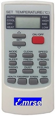 Emrse Compatible  Split/Window Air Conditioner Remote ( AC 85) VOLTAS Remote Controller(White)