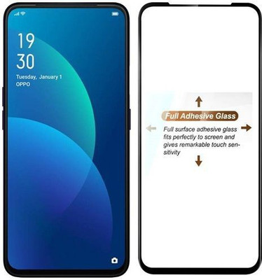 Ridhaniyaa Edge To Edge Tempered Glass for OPPO F11 Pro, OPPO K3, Realme X(Pack of 1)