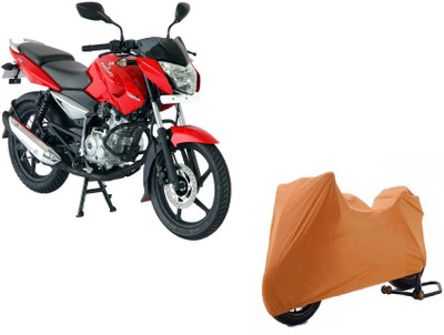 COVERPLANET Waterproof Two Wheeler Cover for Bajaj(Pulsar 135 LS DTS-i, Brown)