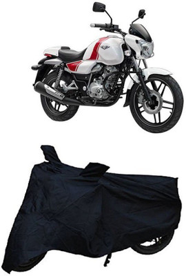 Utkarsh Two Wheeler Cover for Bajaj(V 150, Black)