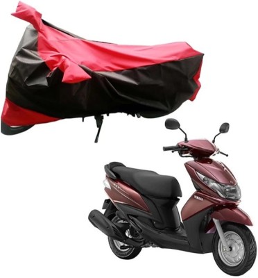 KAROBAR Two Wheeler Cover for Hero(Access SE, Black, Red)