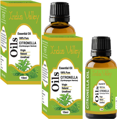 

Indus Valley 100% Pure Citronella Essential Oil - Twin Pack(30 ml)