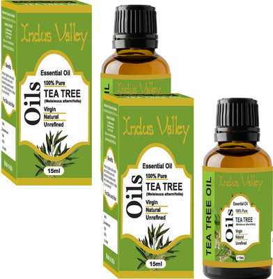 

Indus Valley 100% Virgin Tea Tree Essential Oil - Twin Pack(30 ml)